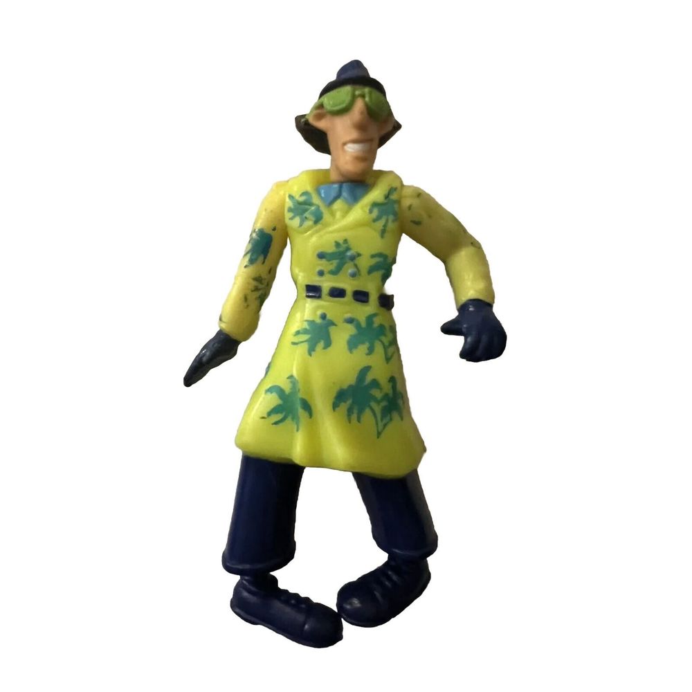 Vintage 1991 Inspector Gadget Action Figure Toy Hawaiian Clothes